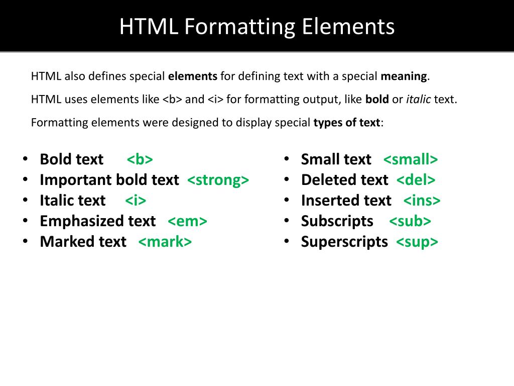 Master Text Formatting Elements in HTML: A Comprehensive Tutorial